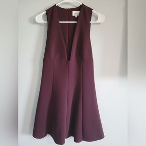 Wilfred deep purple dress